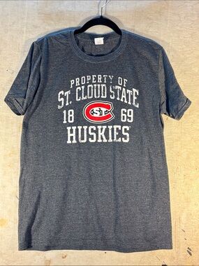 St. Cloud State Huskies Short-Sleeve Tee - Heather Gray